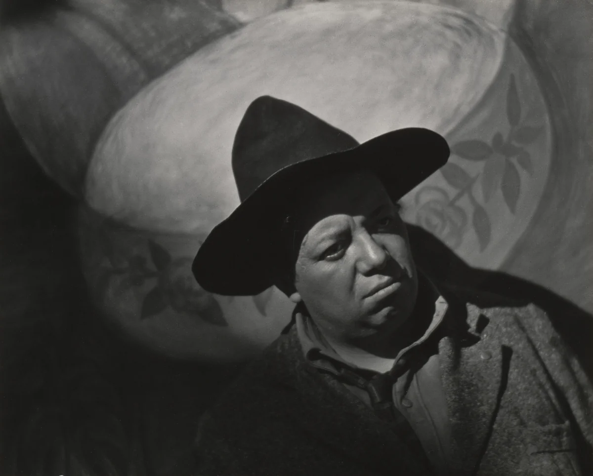 Diego Rivera by Edward Weston, photograph, 1924