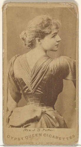 Mrs. James Brown Potter, from the Actors and Actresses series (N171) for Gypsy Queen Cigarettes by Goodwin & Company, photograph, 1886-1890