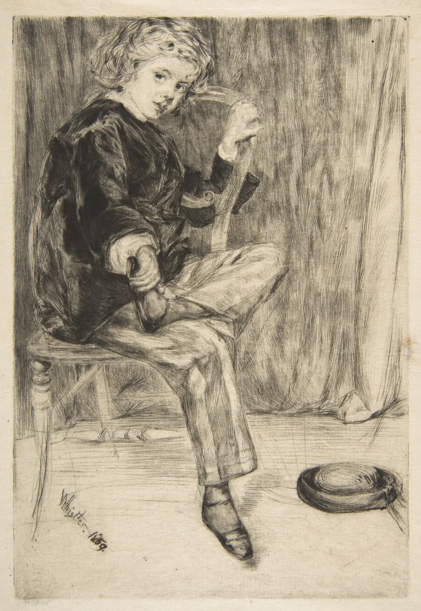Arthur Haden by James McNeill Whistler, print, 1859