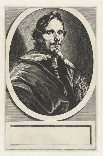 Portret van de verzamelaar en diplomaat Philippe Le Roy by Anthony van Dyck, print, 1630-1632