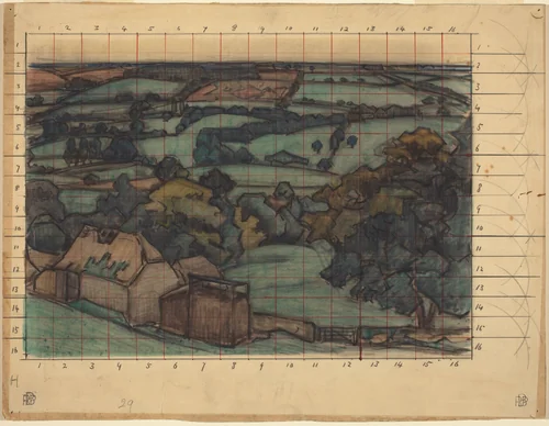 Rosemary No. 1 by Robert Polhill Bevan, drawing, 1910-1920