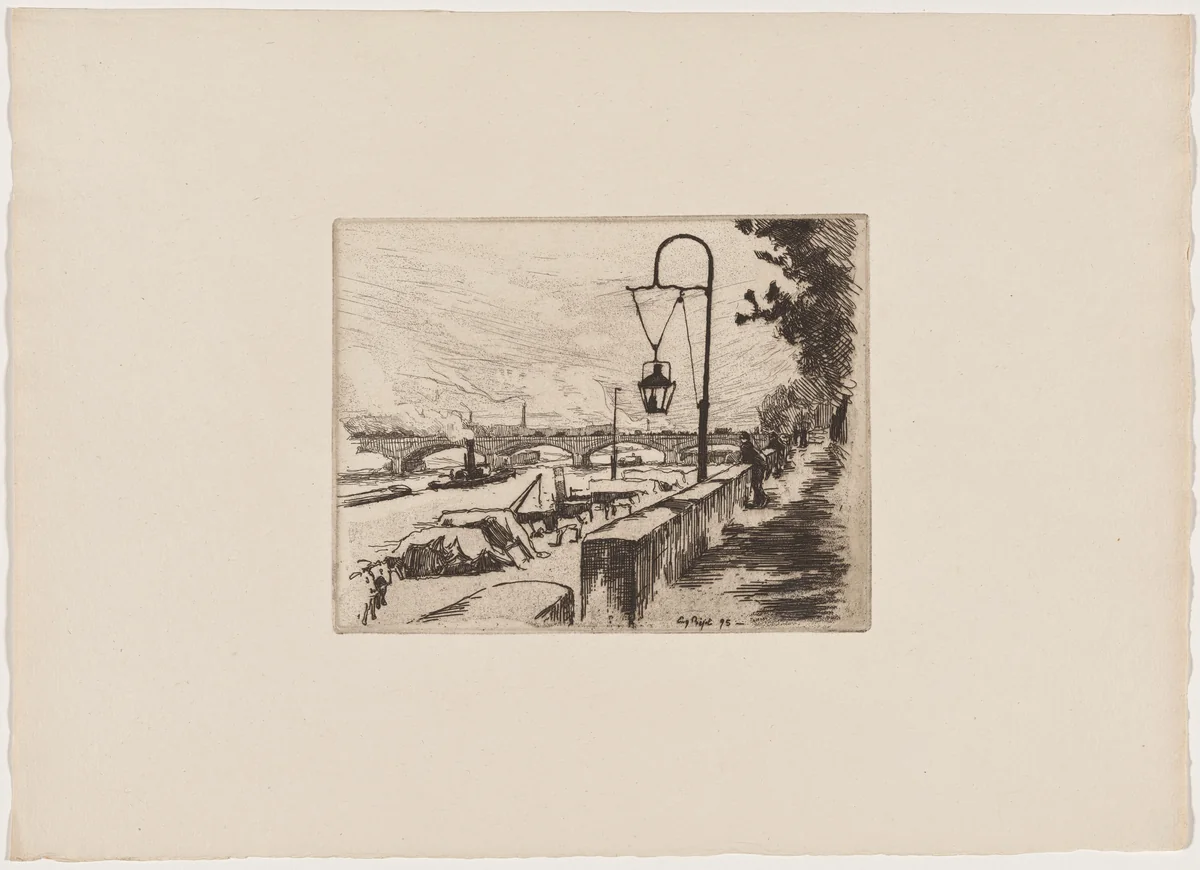 Le pont d'Austerlitz by Eugène Béjot, portfolio, 1895