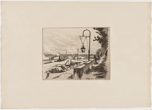 Le pont d'Austerlitz by Eugène Béjot, portfolio, 1895