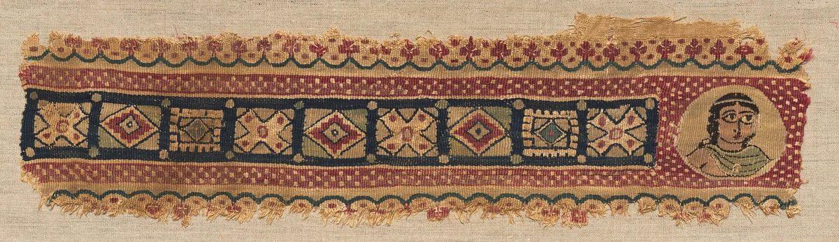 Fragment, an Ornamental Band by Unknown, textile, 500-599