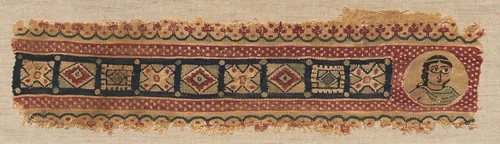 Fragment, an Ornamental Band by Unknown, textile, 500-599