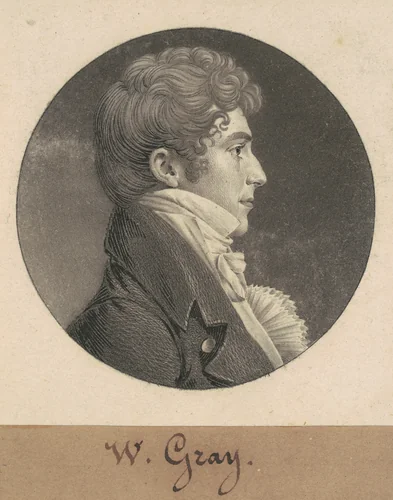 William Gray by Charles B. J. Févret de Saint-Mémin, print, 1809
