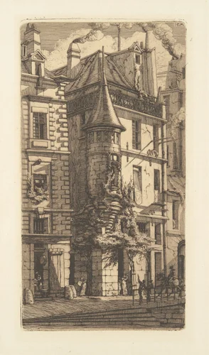 Tourelle, Rue de la Tixeranderie by Charles Meryon, print, 1852
