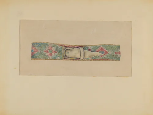 Belt by Mary Berner, index of american design, 1935-1942
