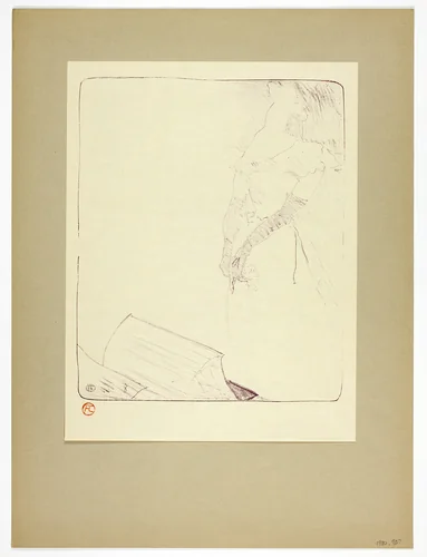 Frontispiece, from Yvette Guilbert by Henri de Toulouse-Lautrec, print, 1898