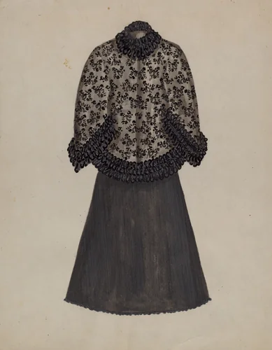 Dress by Evelyn Bailey, index of american design, 1936