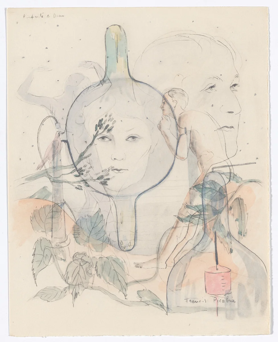 Duplicate of L'infinité de Dieu (The Infinity of God) from Le Peseur d'âmes (The Weigher of Souls) by Francis Picabia, illustrated book, 1931