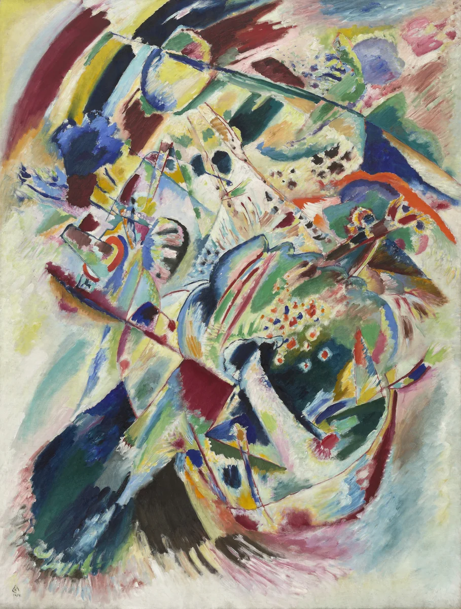 Panel for Edwin R. Campbell No. 4 by Wassily Kandinsky, painting, 1914