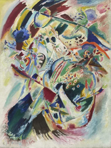 Panel for Edwin R. Campbell No. 4 by Wassily Kandinsky, painting, 1914