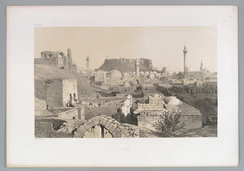 Alep by Joseph-Philibert Girault de Prangey, print, 1843