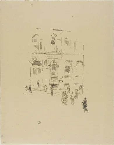 Victoria Club by James McNeill Whistler, print, 1879-1887
