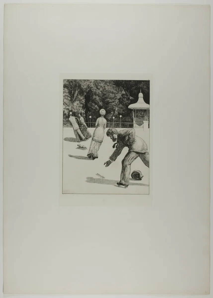 A Glove: Action by Max Klinger, print, 1881