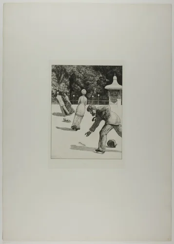 A Glove: Action by Max Klinger, print, 1881