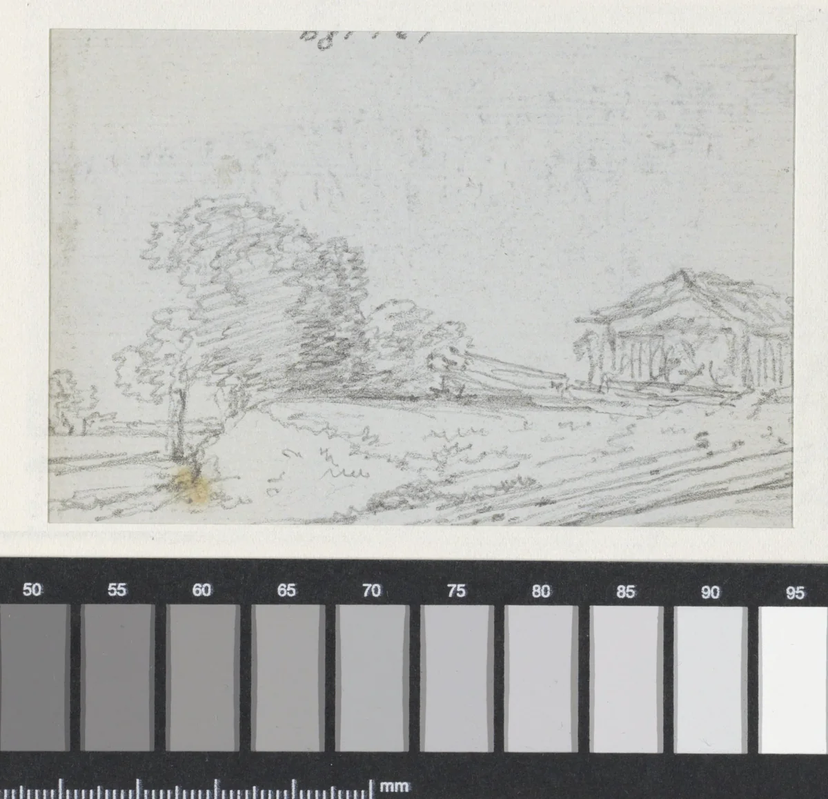 Landschap by Georges Michel, drawing, 1773-1843