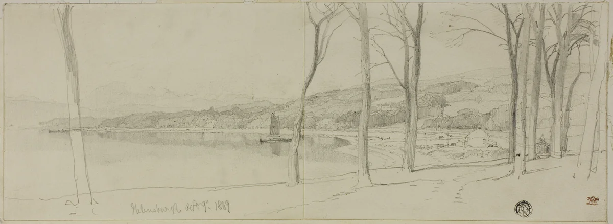 Helensburgh, Scotland by William Leighton Leitch, drawing, 1869-1883