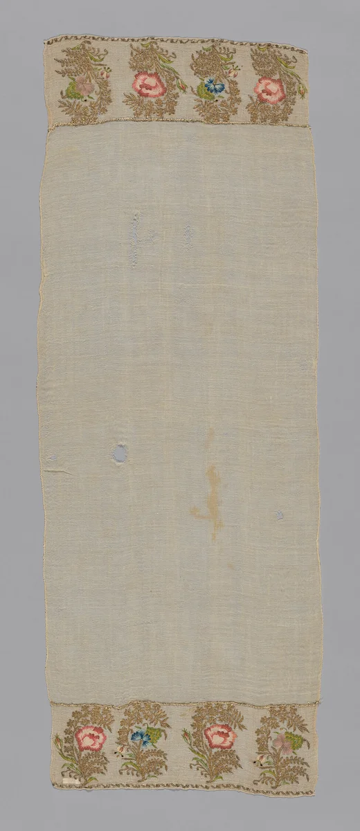 Towel/Napkin or Sash by Turkey, textile, 1701-1800