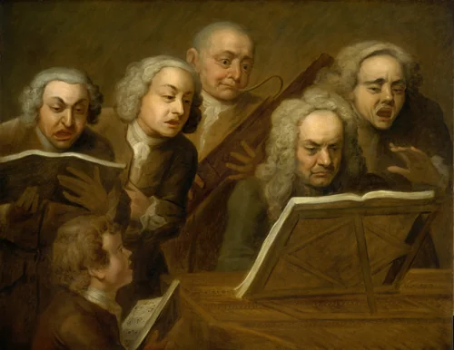 The Singing Party by Philip Mercier, painting, 1732-1760