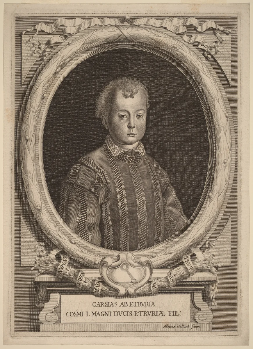 Garzia dei Medici by Adriaen Haelwegh, print, 1691