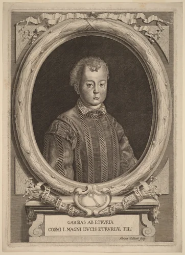 Garzia dei Medici by Adriaen Haelwegh, print, 1691