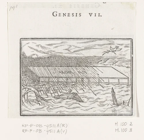 Ark van Noach by Hans Holbein, print, 1538