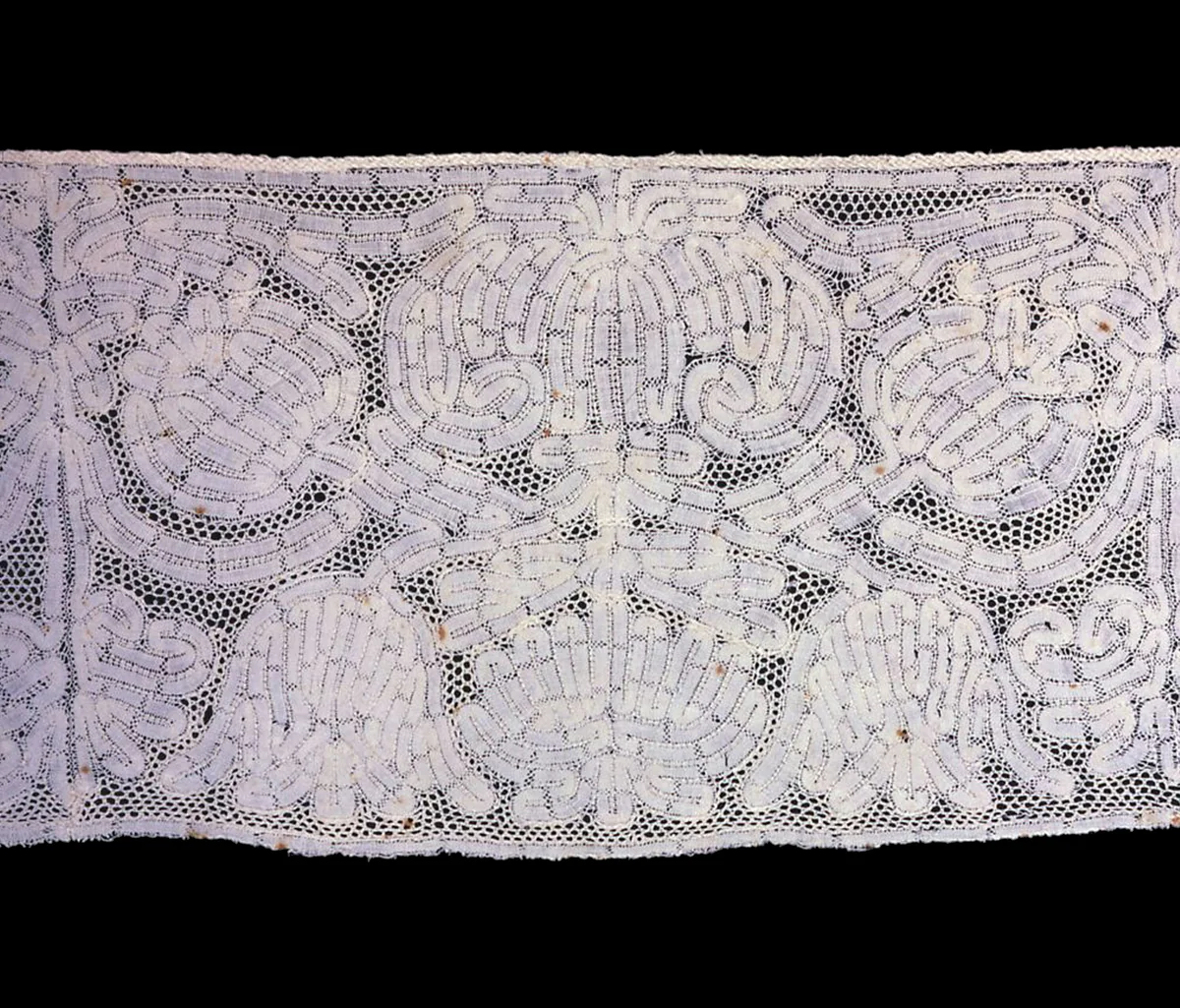 Border by Northern Italy, textile, 1701-1725