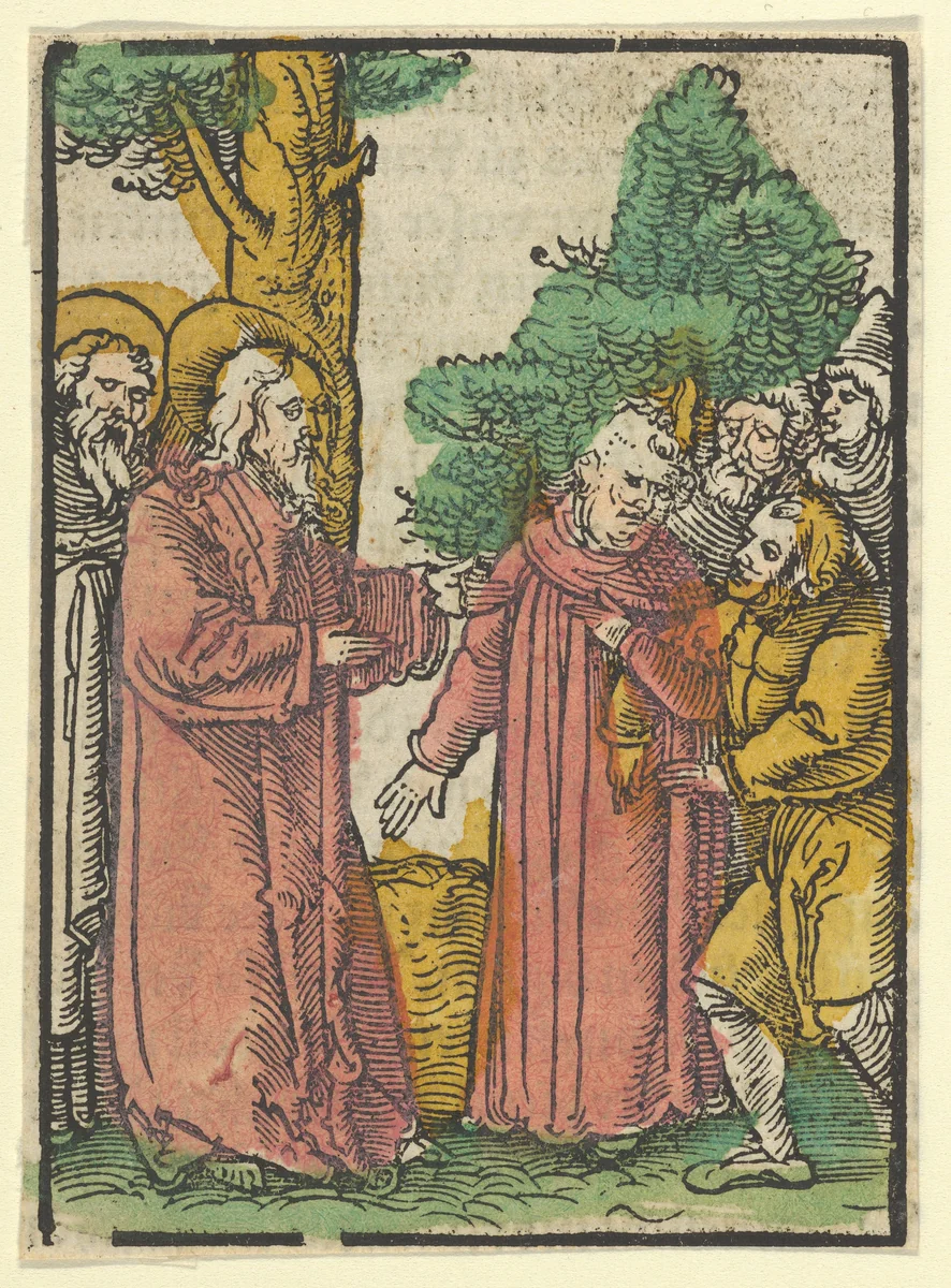 Christ Healing the Deaf-Mute, from Das Plenarium by Hans Schäufelein, print, 1517
