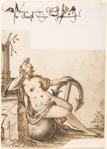 Hope by Hans Ulrich Jegli, drawing, 1604-1654