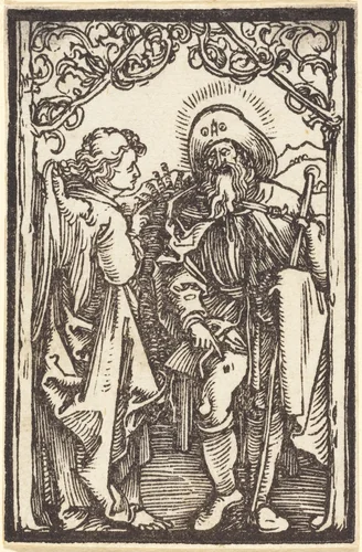 Saint Roch by Albrecht Dürer, print, 1500