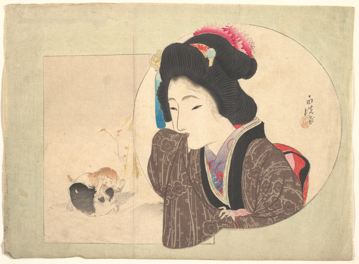 Print by Keisai Eisen (渓斎英泉), print, 1790-1848