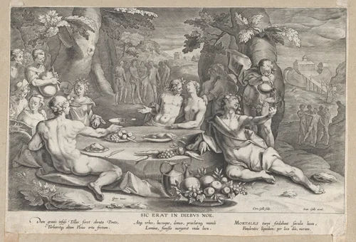 The Sinfulness of Mankind by Gerrit Pietersz, print, 1591-1650