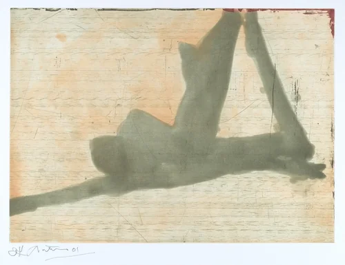 Copper Plate Nudes II (4) by Nathan Oliveira, print, 2001