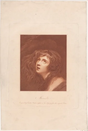 Miranda (Shakespeare, The Tempest, Act 1, Scene 1) by Caroline Watson, print, 1809