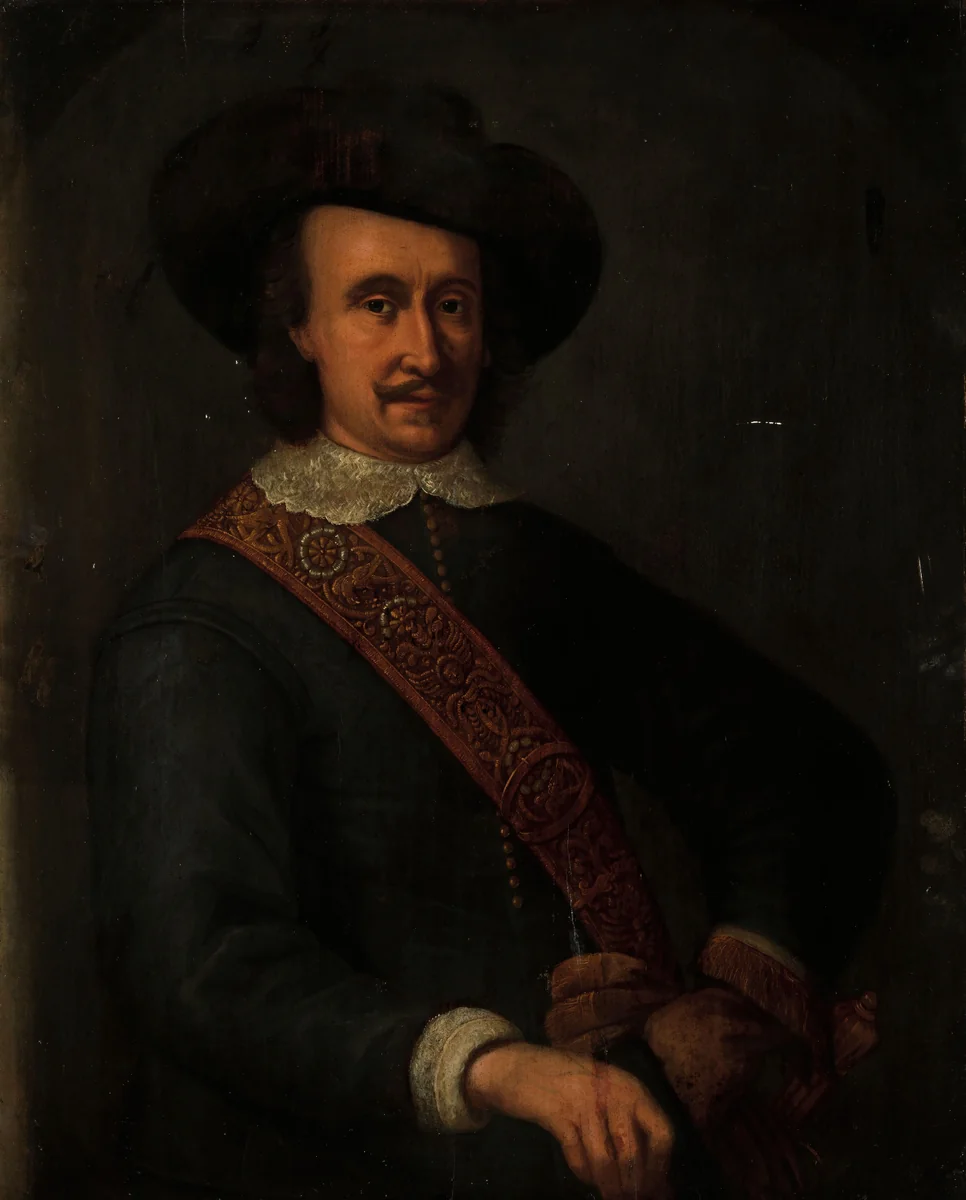 Portrait of Cornelis van der Lijn, Governor-General of the Dutch East Indies by anonymous, painting, 1645-1675