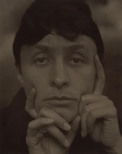 Georgia O'Keeffe by Alfred Stieglitz, photograph, 1918