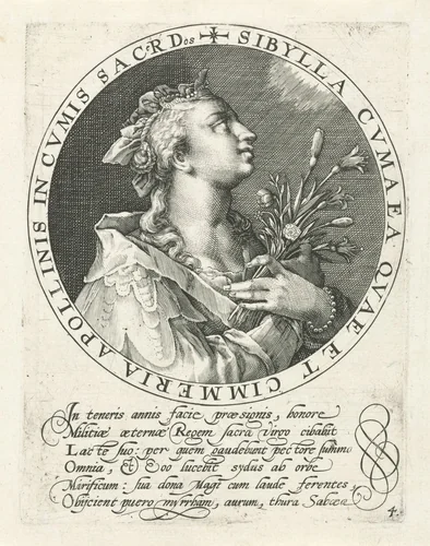 Sibille van Cumae by Crispijn van de Passe, print, 1601