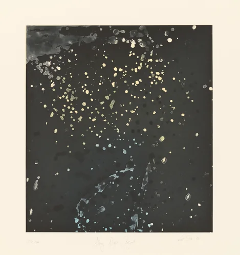 Starry Night: August by Pat Steir, print, 1996