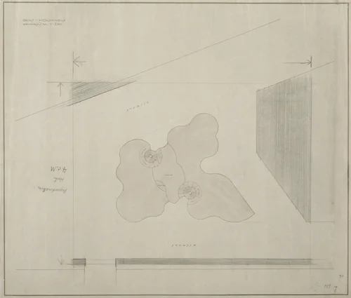 Glass Skyscraper Project (Floor plan) by Ludwig Mies van der Rohe, mies van der rohe archive, 1922