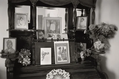 A Collection of Family Memorabilia, Daufuskie Island, South Carolina by Jeanne Moutoussamy-Ashe, photograph, 1979