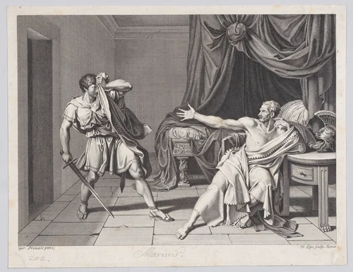 Marius by Johann Heinrich Lips, print, 1780-1817