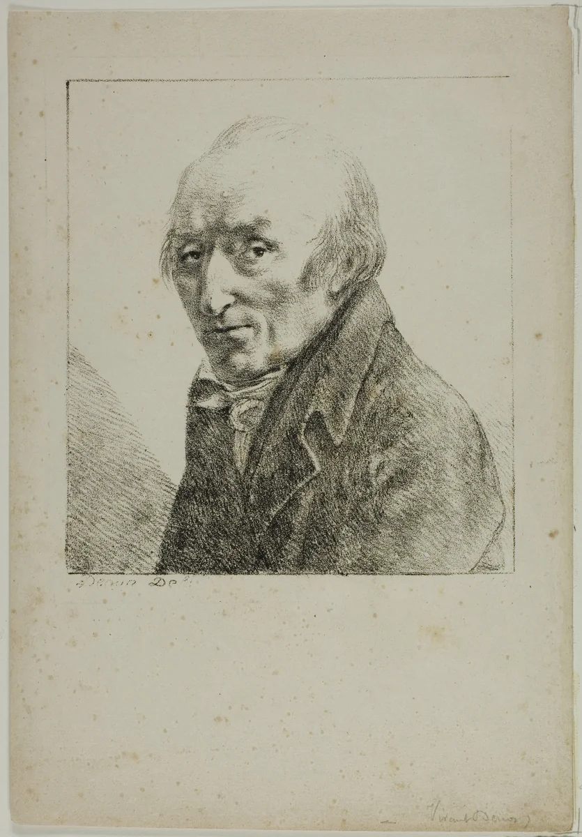 Portrait of Monsieur Morice by Dominique Vivant Denon, print, 1817-1820