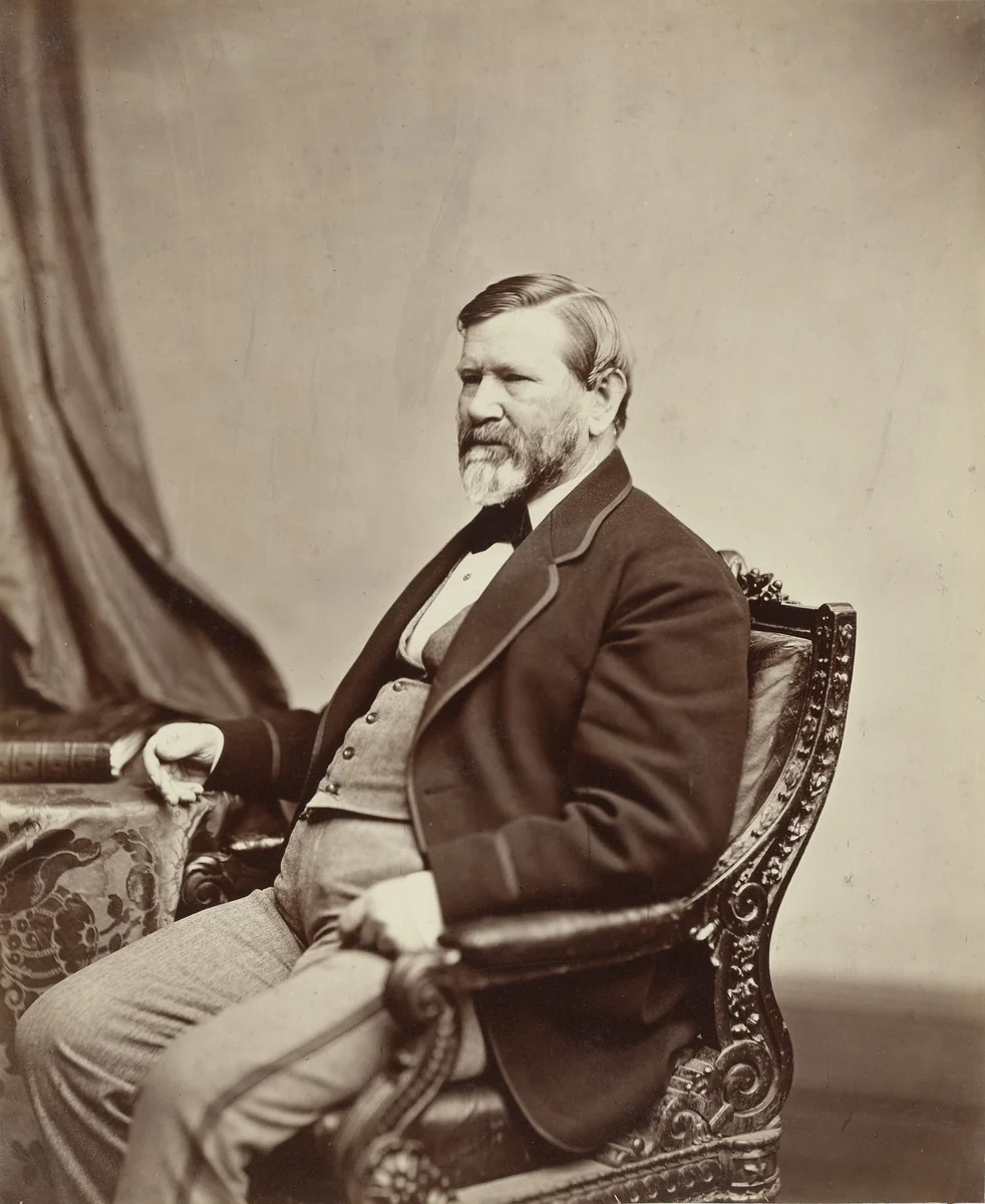 Portrait of Robert Schenck by Mathew Brady, photograph, 1871