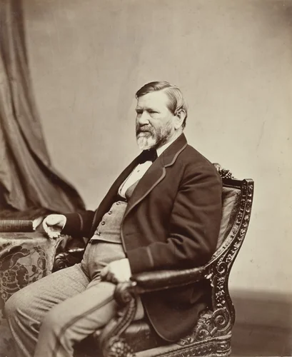 Portrait of Robert Schenck by Mathew Brady, photograph, 1871