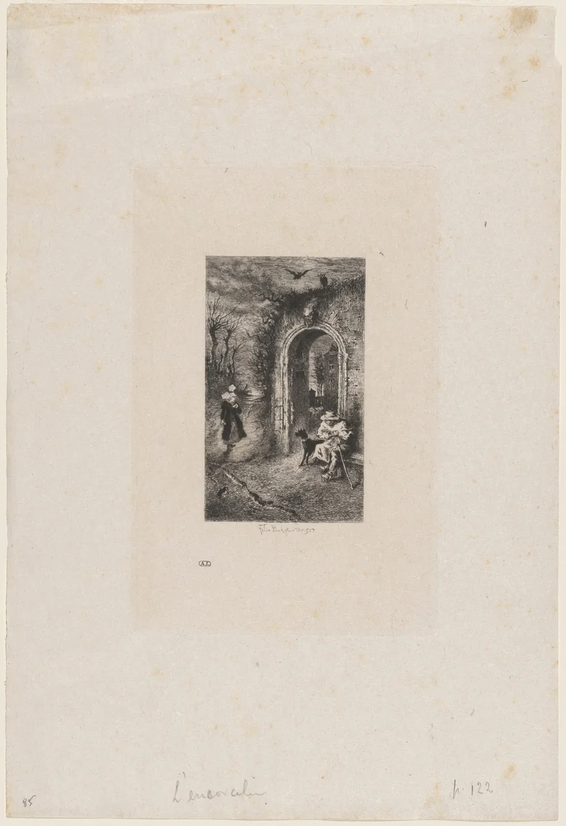 Le Patre by Félix-Hilaire Buhot, print, 1847-1898
