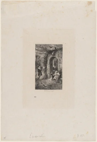 Le Patre by Félix-Hilaire Buhot, print, 1847-1898