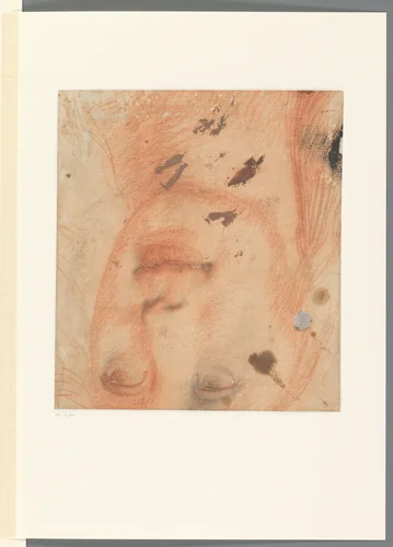 Hoofd van een meisje by Gerrit Pietersz. Sweelink, drawing, 1576-1656