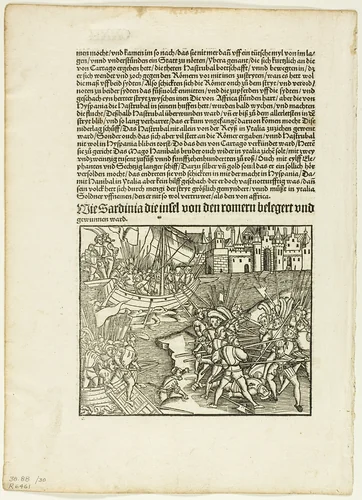 Illustration from Romische Historien by Titus Livius, plate 30 from Woodcuts from Books of the XVI Century by Unknown Artist, print, 1505